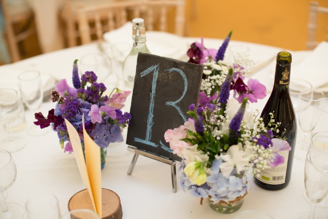 pretty rustic style wedding decor table number centerpiece